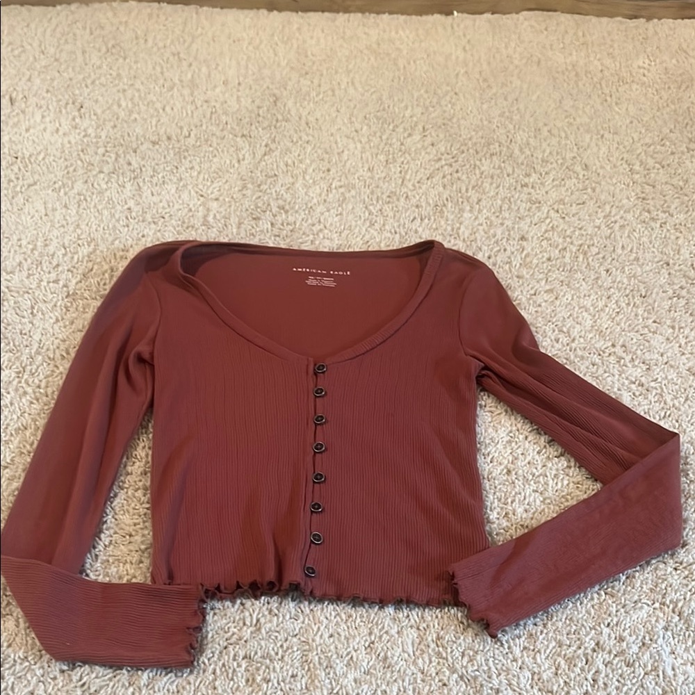 American Eagle Outfitters Women's Button-Down Shirt